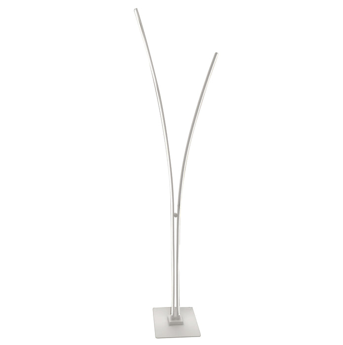 Vincent Floor Lamp - 34W - Matte White - White Silicone Diffuser