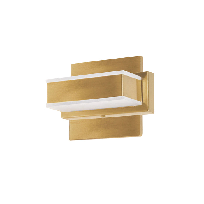 Viola 1 Light LED Wall Vanity Light - Aged Brass Finish