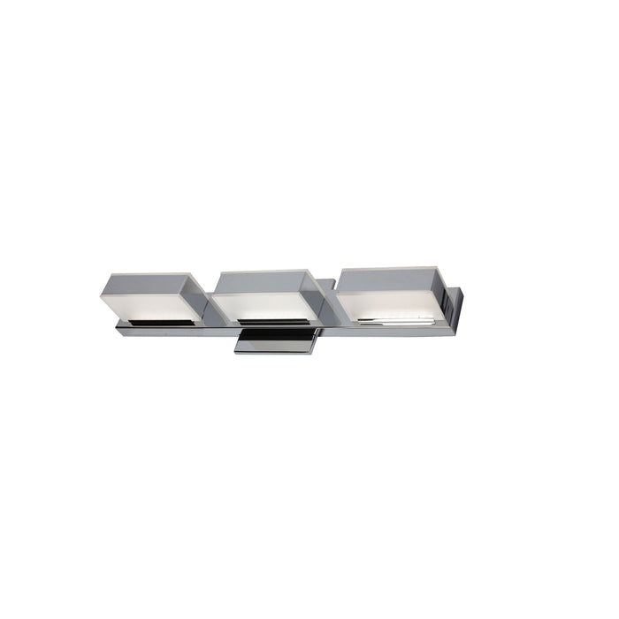 Viola 3 Light LED Wall Vanity Light - Polished Chrome Finish