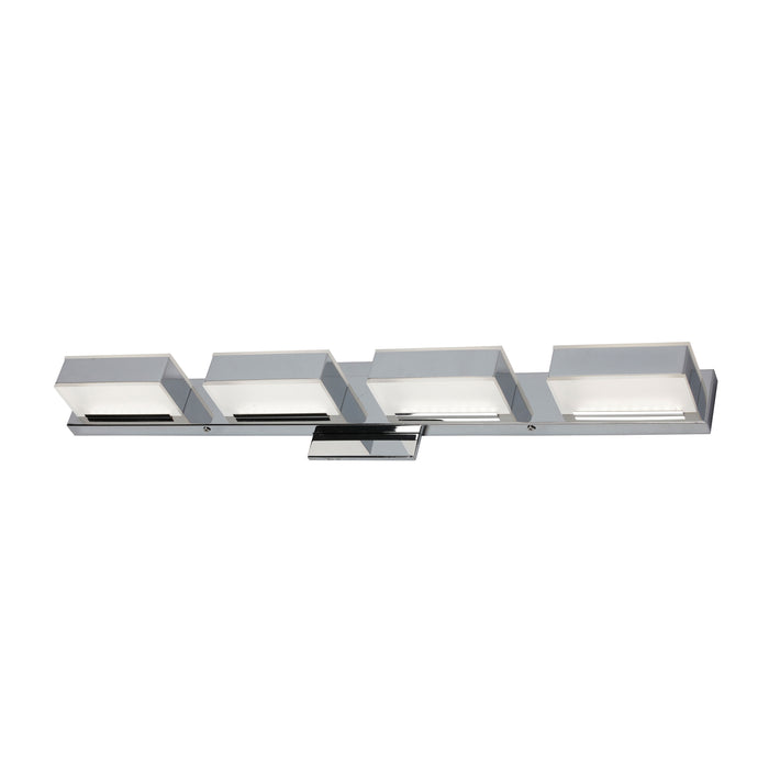 Viola 4 Light LED Wall Vanity Light - Polished Chrome Finish