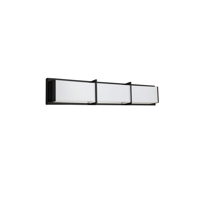 Winston Vanity Light - 36W - Matte Black Light - White Acrylic Diffuser