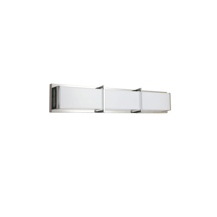 Winston Vanity Light - 36W - Polished Chrome Light - White Acrylic Diffuser