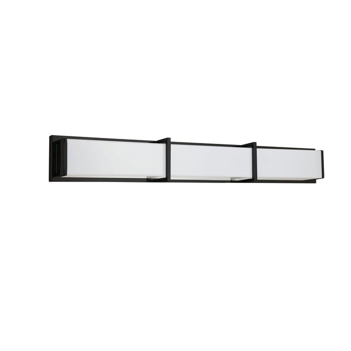 Winston Vanity Light - 50W - Matte Black Light - White Acrylic Diffuser