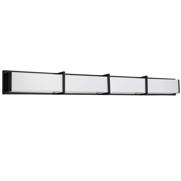 Winston Vanity Light - 72W - Matte Black Light - White Acrylic Diffuser