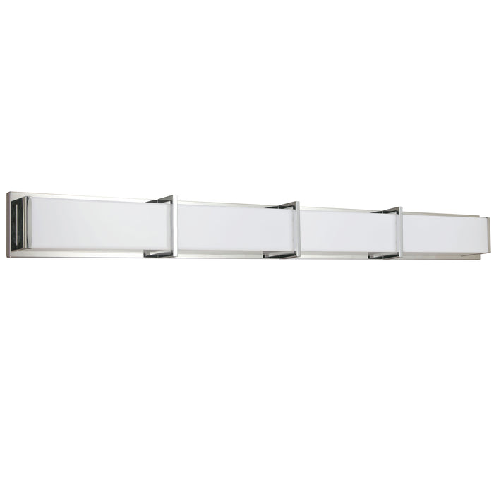 Winston Vanity Light - 72W - Polished Chrome Light - White Acrylic Diffuser