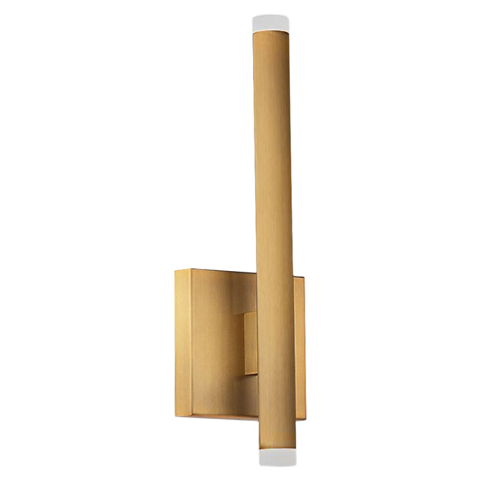 Wilson Wall Sconce - 10W LED - Aged Brass - Frosted Acrylic Diffuser