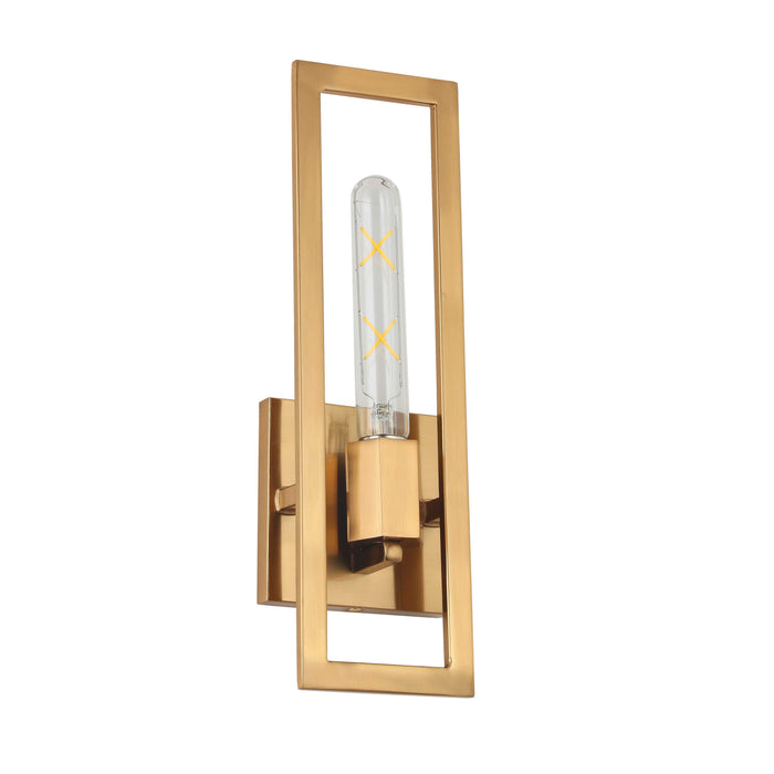 Wisteria 1 Light Wall Sconce - Aged Brass