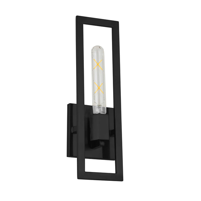 Wisteria 1 Light Wall Sconce - Matte Black