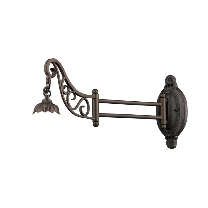 Mix-N-Match 11'' High 1-Light Sconce (No Shade) - Tiffany Bronze