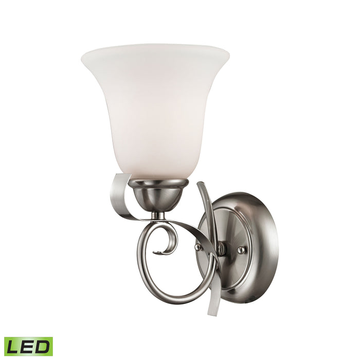 Brighton 11'' High 1-Light Sconce - Brushed Nickel