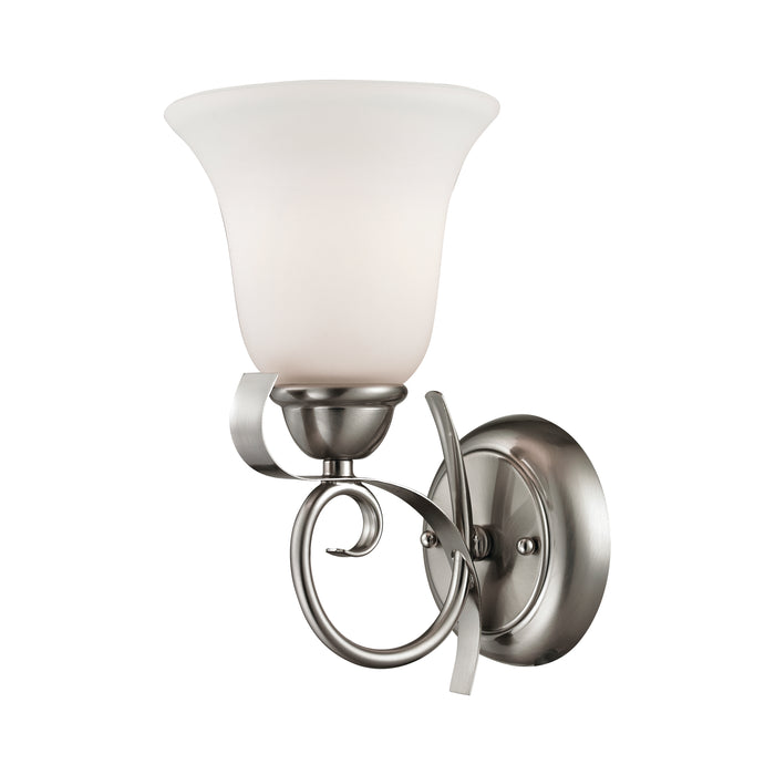 Brighton 11'' High 1-Light Sconce - Brushed Nickel