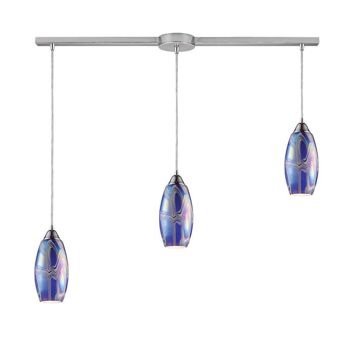 Iridescence Configurable Multi Pendant - Satin Nickel