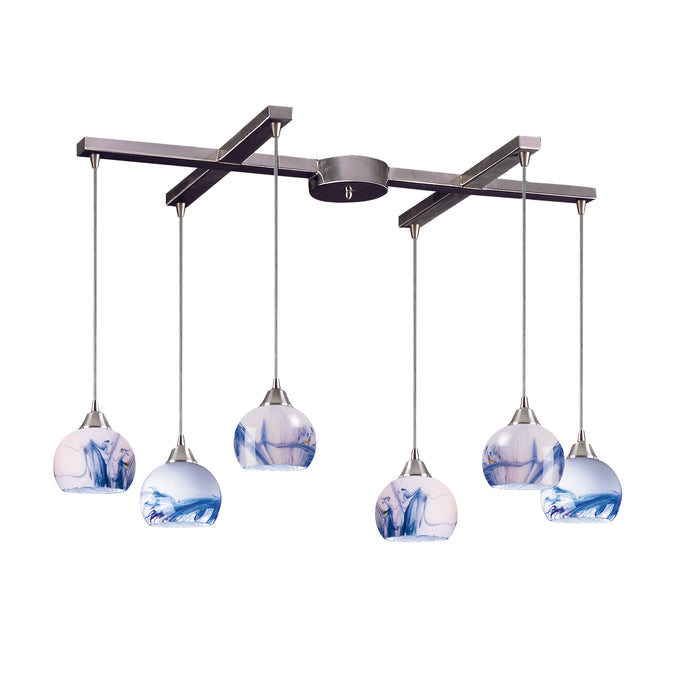 Mela Configurable Multi Pendant - Satin Nickel