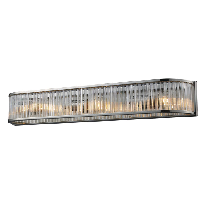 Braxton 28'' Wide 3-Light Vanity Light - Polished Nickel