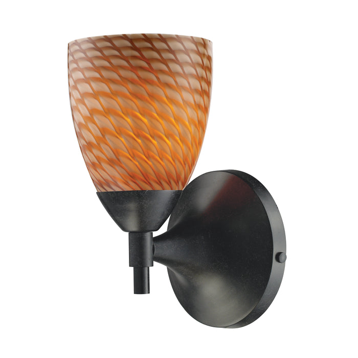 Celina 9'' High 1-Light Sconce - Dark Rust