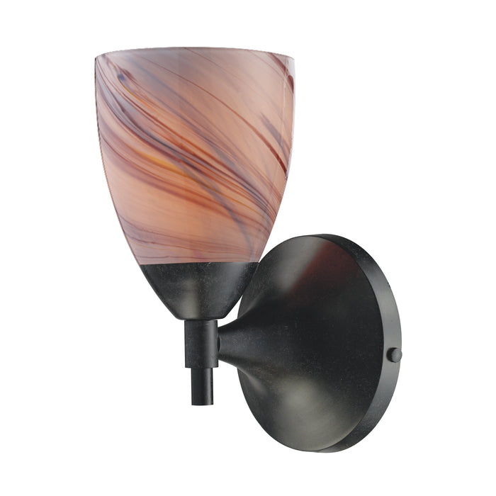 Celina 9'' High 1-Light Sconce - Dark Rust