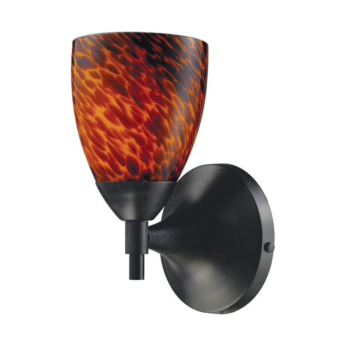 Celina 9'' High 1-Light Sconce - Dark Rust