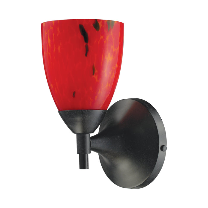 Celina 9'' High 1-Light Sconce - Dark Rust