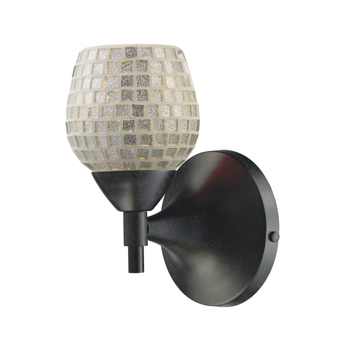 Celina 9'' High 1-Light Sconce - Dark Rust