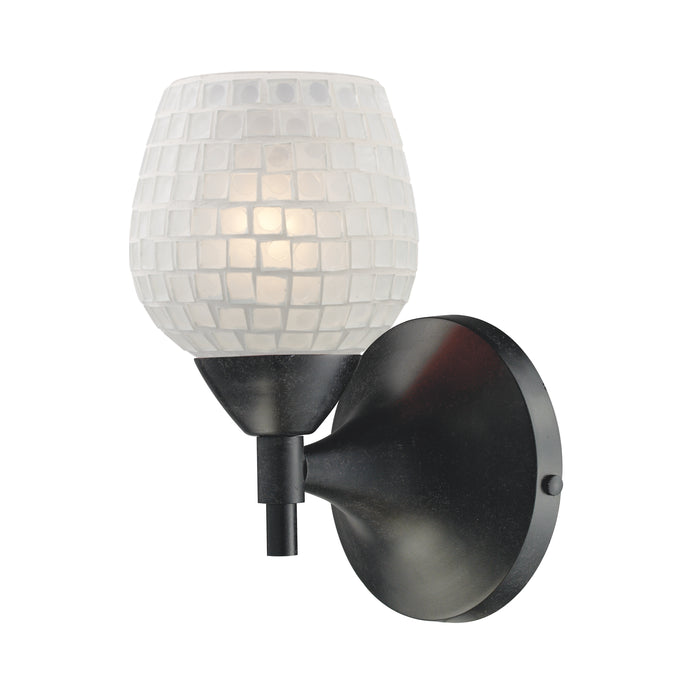 Celina 9'' High 1-Light Sconce - Dark Rust