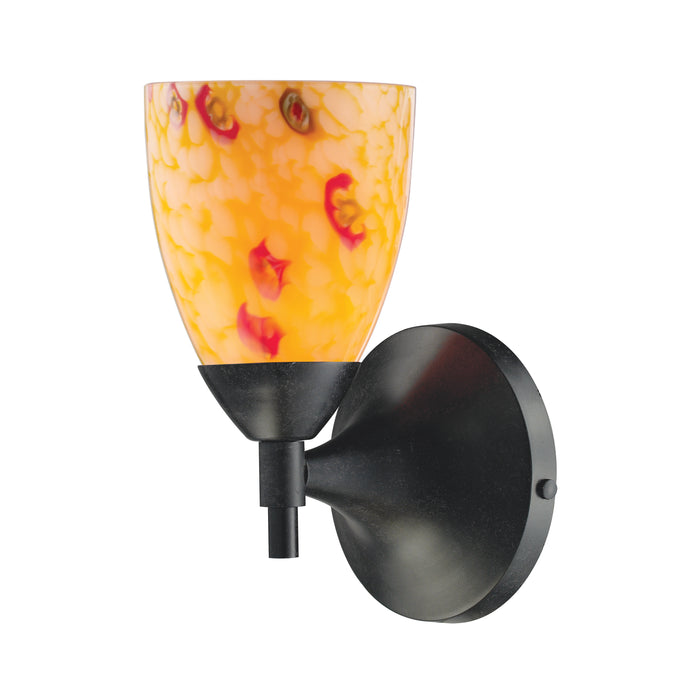 Celina 9'' High 1-Light Sconce - Dark Rust