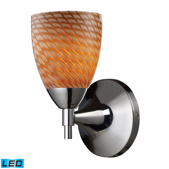 Celina 9'' High 1-Light Sconce - Polished Chrome