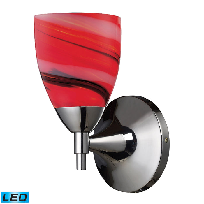 Celina 9'' High 1-Light Sconce - Polished Chrome