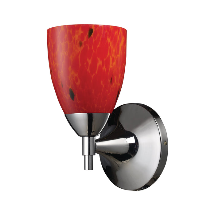 Celina 9'' High 1-Light Sconce - Polished Chrome