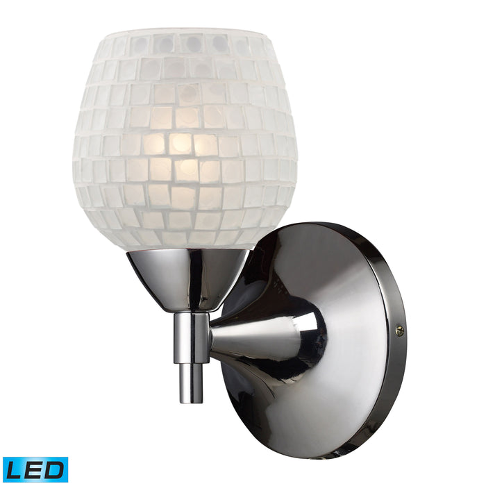 Celina 9'' High 1-Light Sconce - Polished Chrome