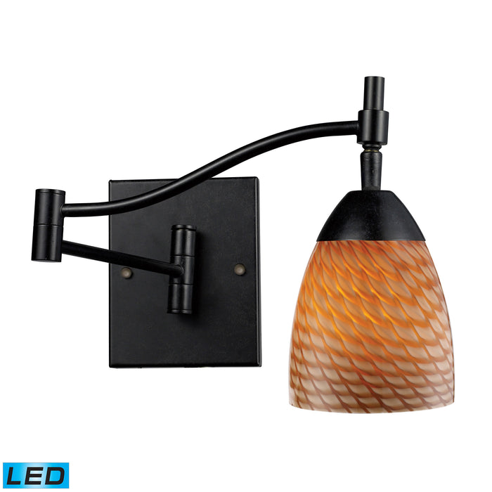 Celina 14'' High 1-Light Sconce - Dark Rust