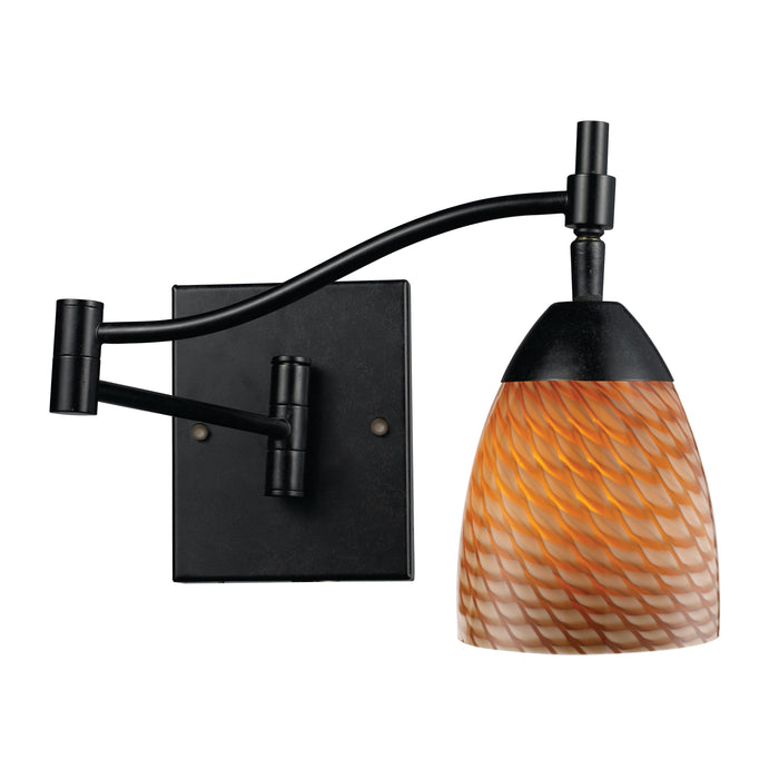 Celina 14'' High 1-Light Sconce - Dark Rust