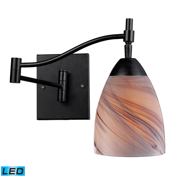 Celina 14'' High 1-Light Sconce - Dark Rust