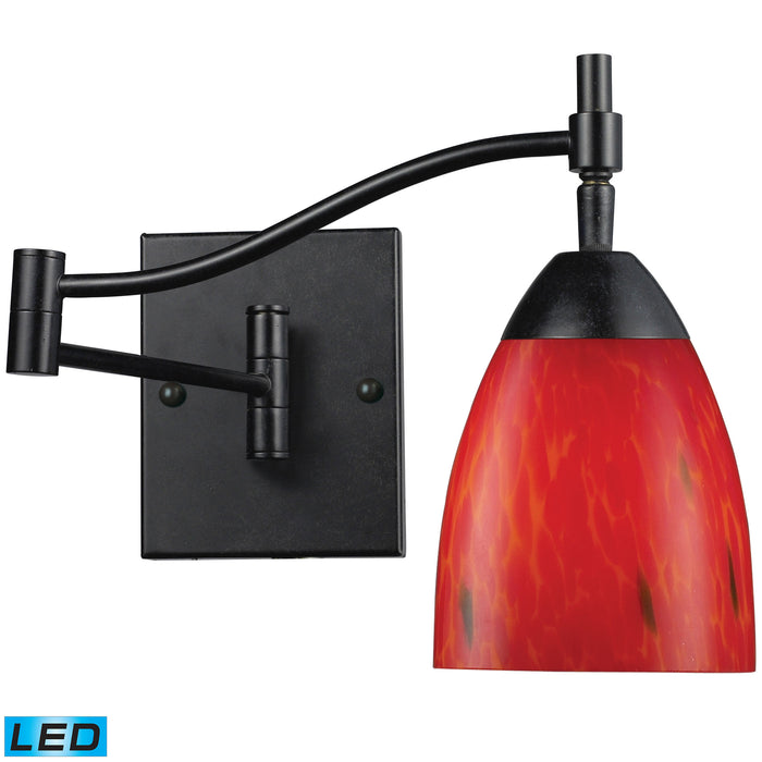 Celina 14'' High 1-Light Sconce - Dark Rust