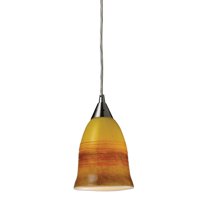 Horizon 5'' Wide 1-Light Mini Pendant - Satin Nickel