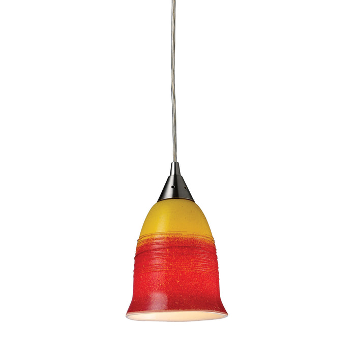 Horizon 5'' Wide 1-Light Mini Pendant - Satin Nickel