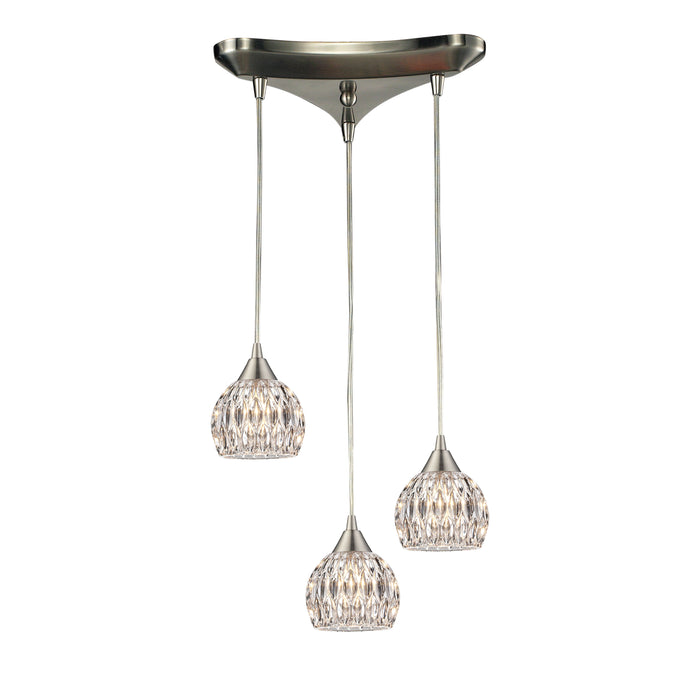 Kersey Configurable Multi Pendant - Satin Nickel