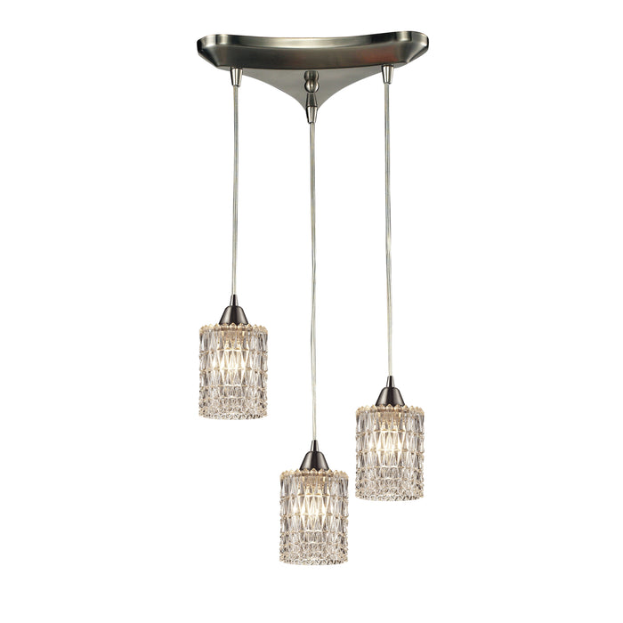 Kersey Configurable Multi Pendant - Satin Nickel