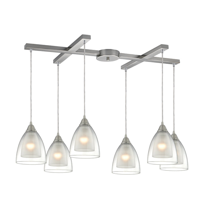 Layers Configurable Multi Pendant - Satin Nickel