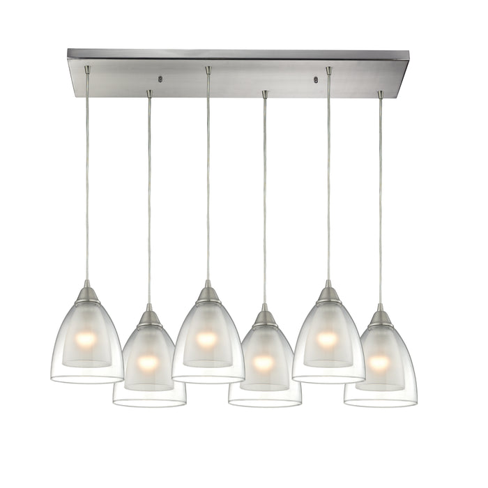 Layers Configurable Multi Pendant - Satin Nickel