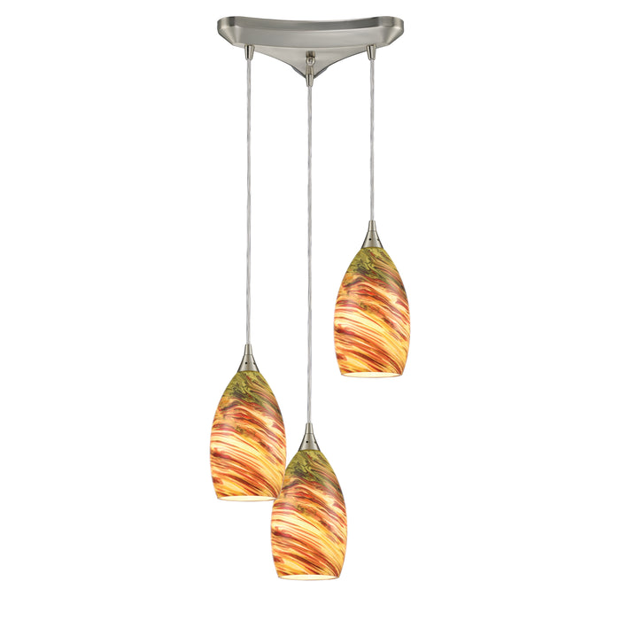 Collanino Configurable Multi Pendant - Satin Nickel