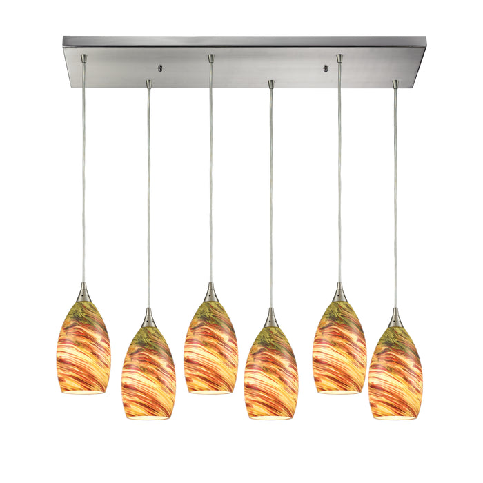 Collanino Configurable Multi Pendant - Satin Nickel