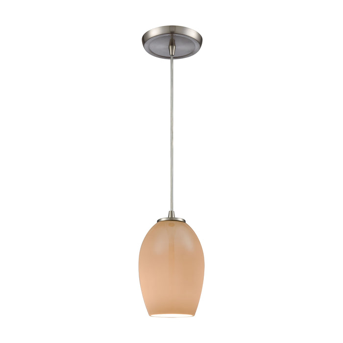 Villiska 5'' Wide 1-Light Mini Pendant - Satin Nickel