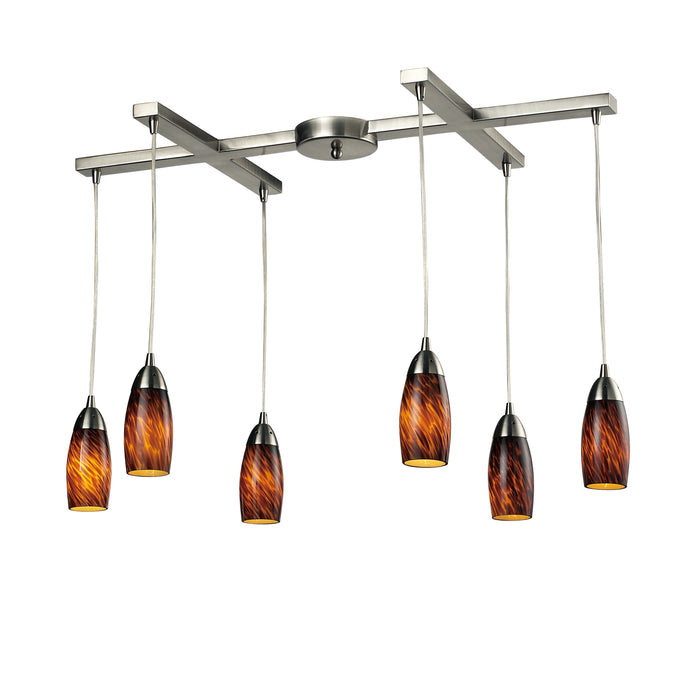 Milan Configurable Multi Pendant - Satin Nickel