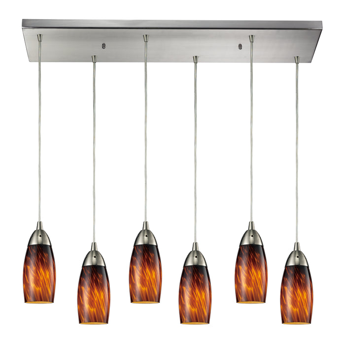 Milan Configurable Multi Pendant - Satin Nickel