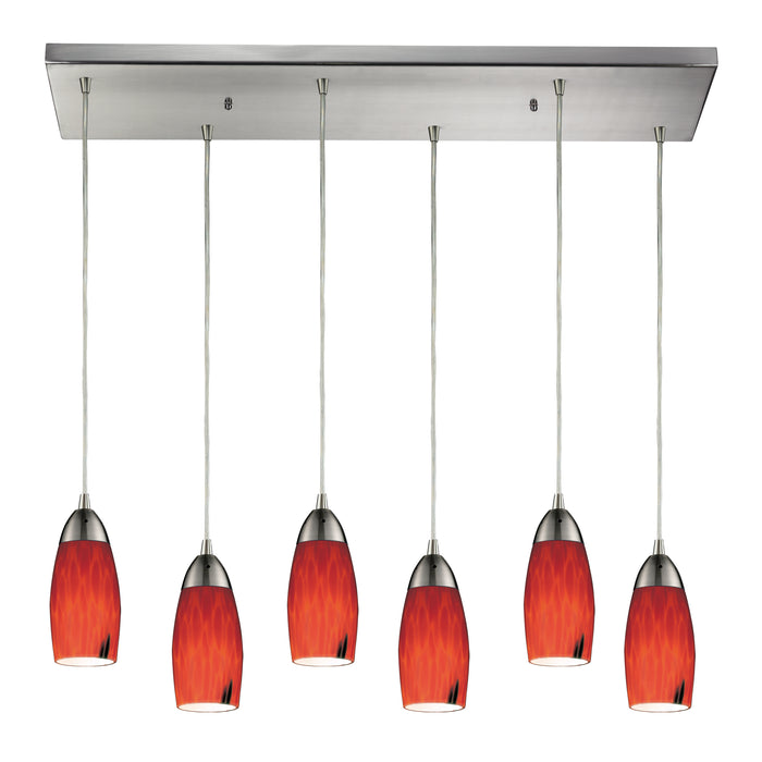 Milan Configurable Multi Pendant - Satin Nickel