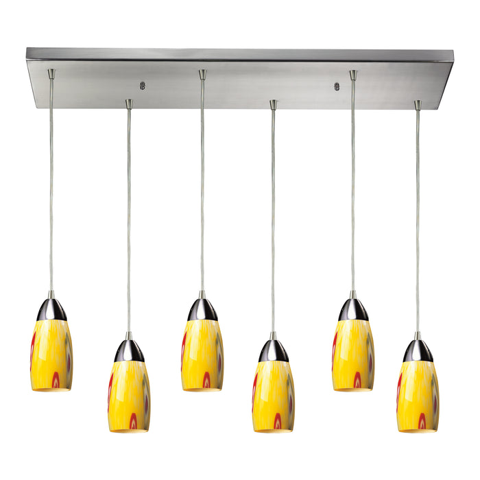 Milan Configurable Multi Pendant - Satin Nickel