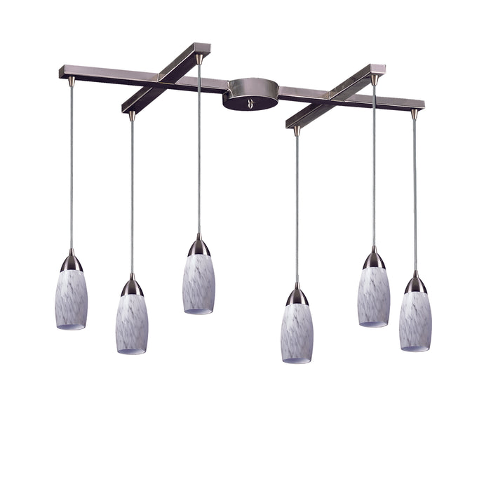 Milan Configurable Multi Pendant - Satin Nickel