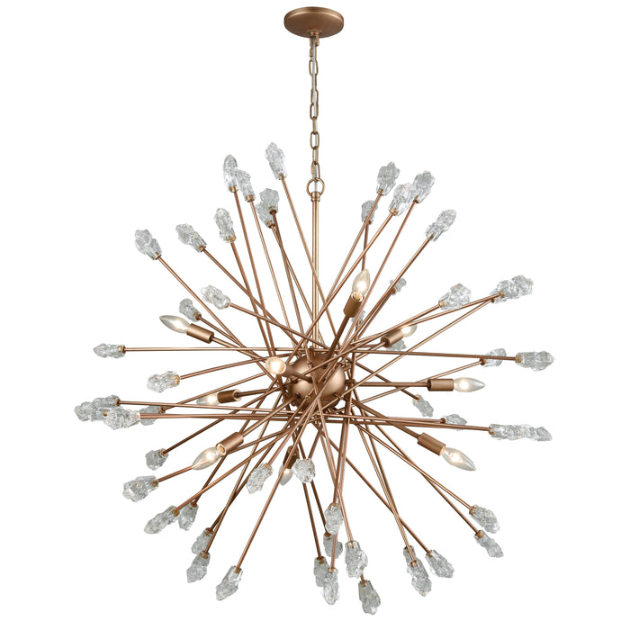 Serendipity 38'' Wide 9-Light Chandelier - Matte Gold