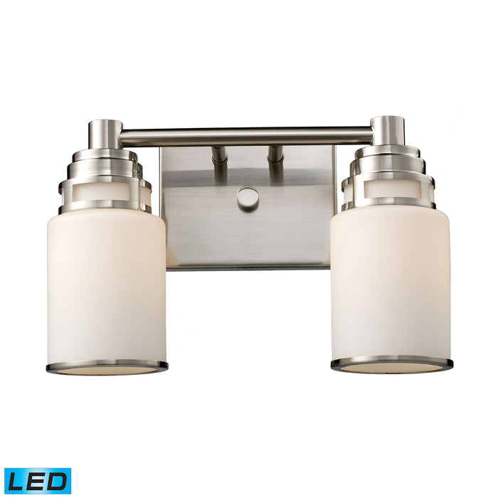 Bryant 14'' Wide 2-Light Vanity Light - Satin Nickel