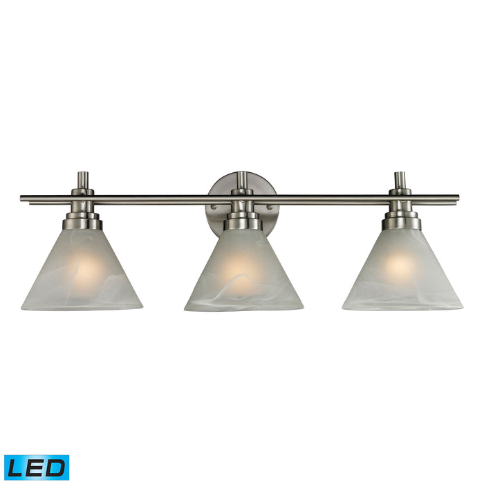 Pemberton 26'' Wide 3-Light Vanity Light - Brushed Nickel